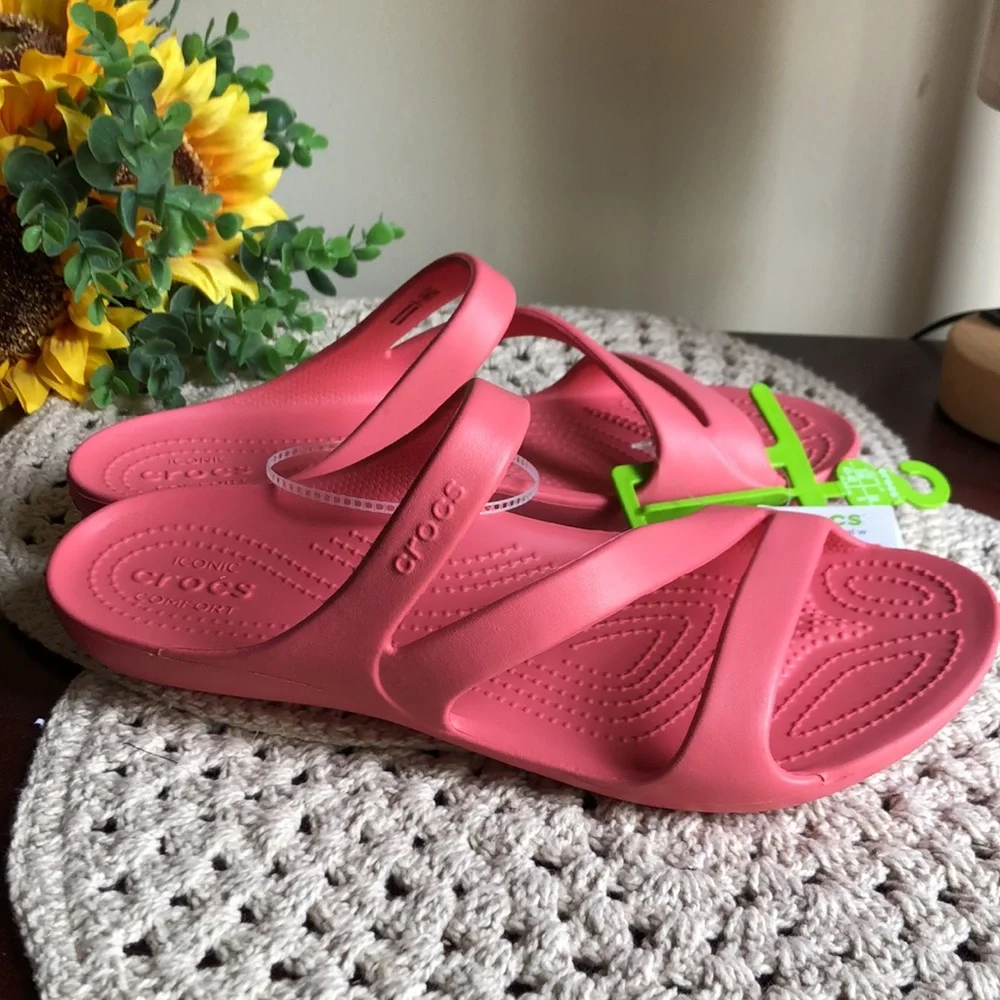 CROCS Kadee II Women's Coral Strappy Sandals